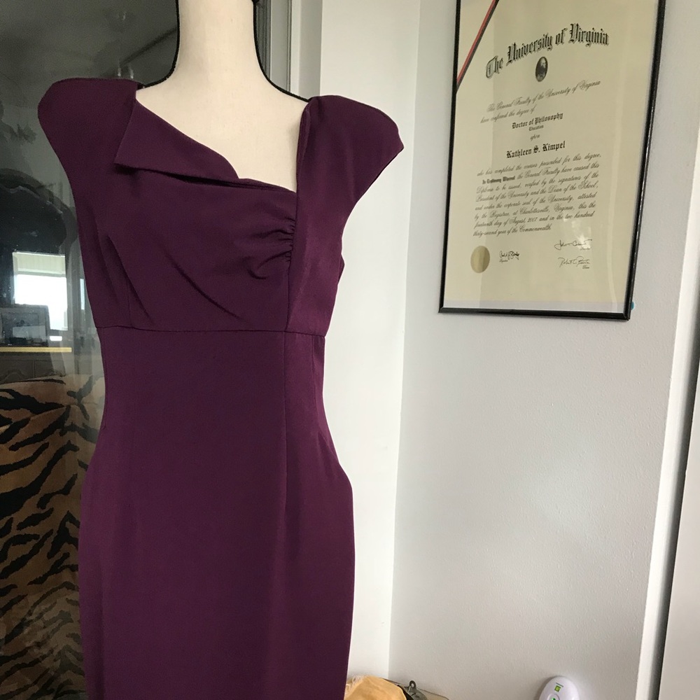 Gorgeous dinner dress: Eggplant Color 10